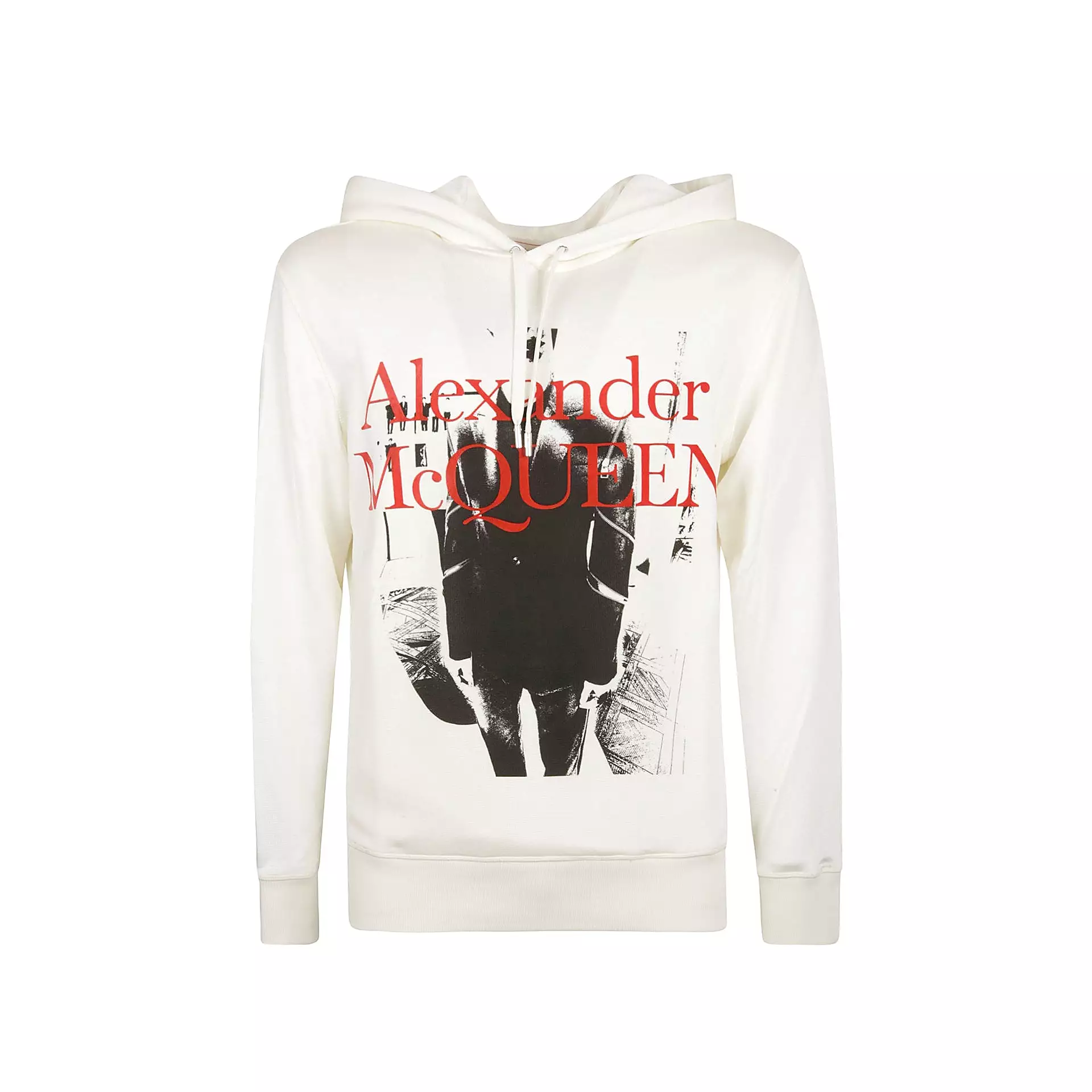 Alexander McQueen - Felpa con cappuccio e logo