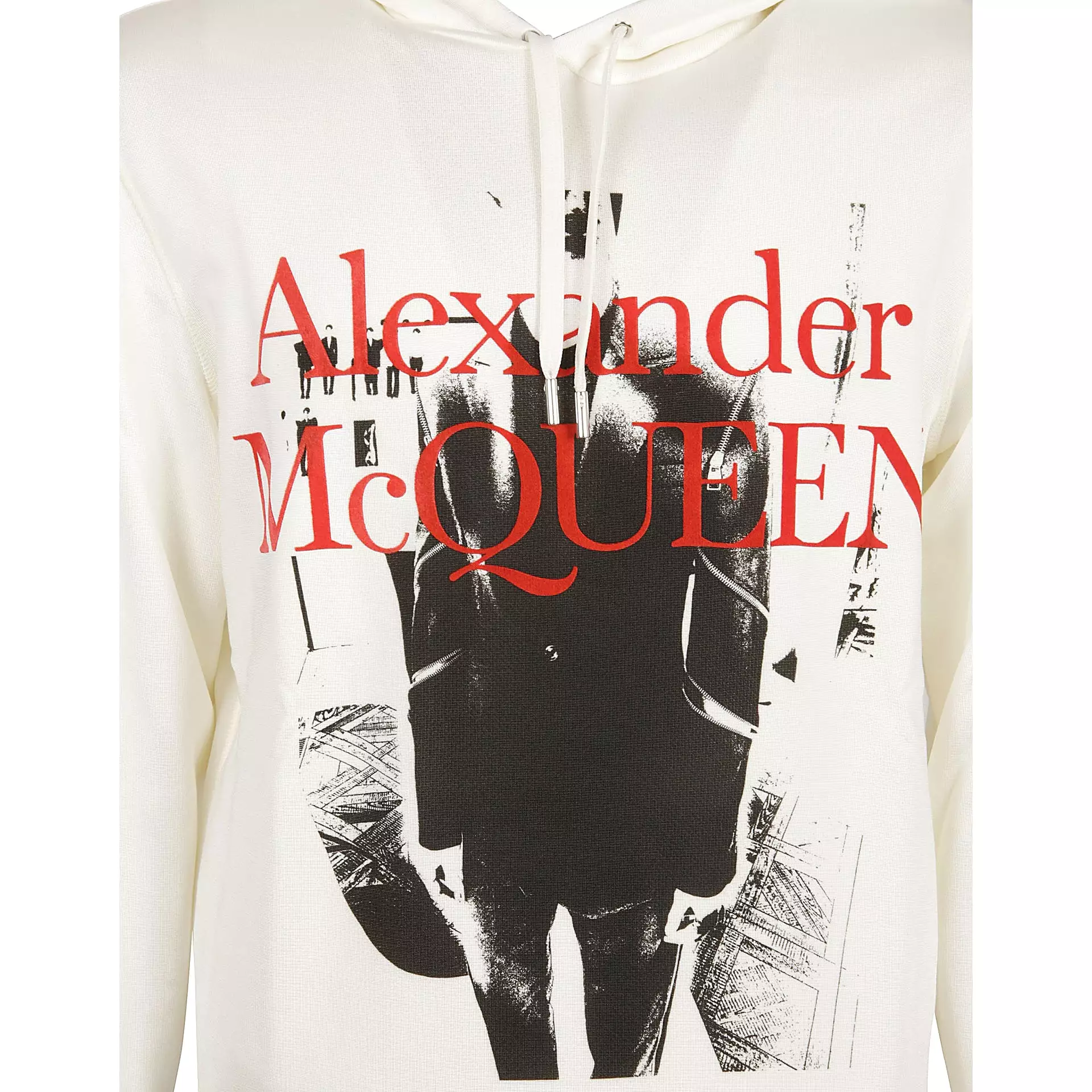 Alexander McQueen - Felpa con cappuccio e logo