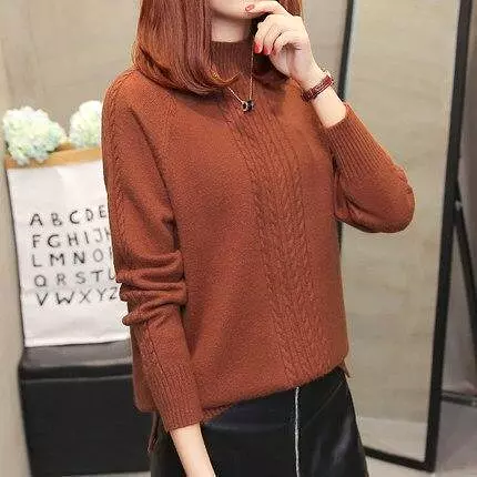 Aligned Women Turtleneck Sweater