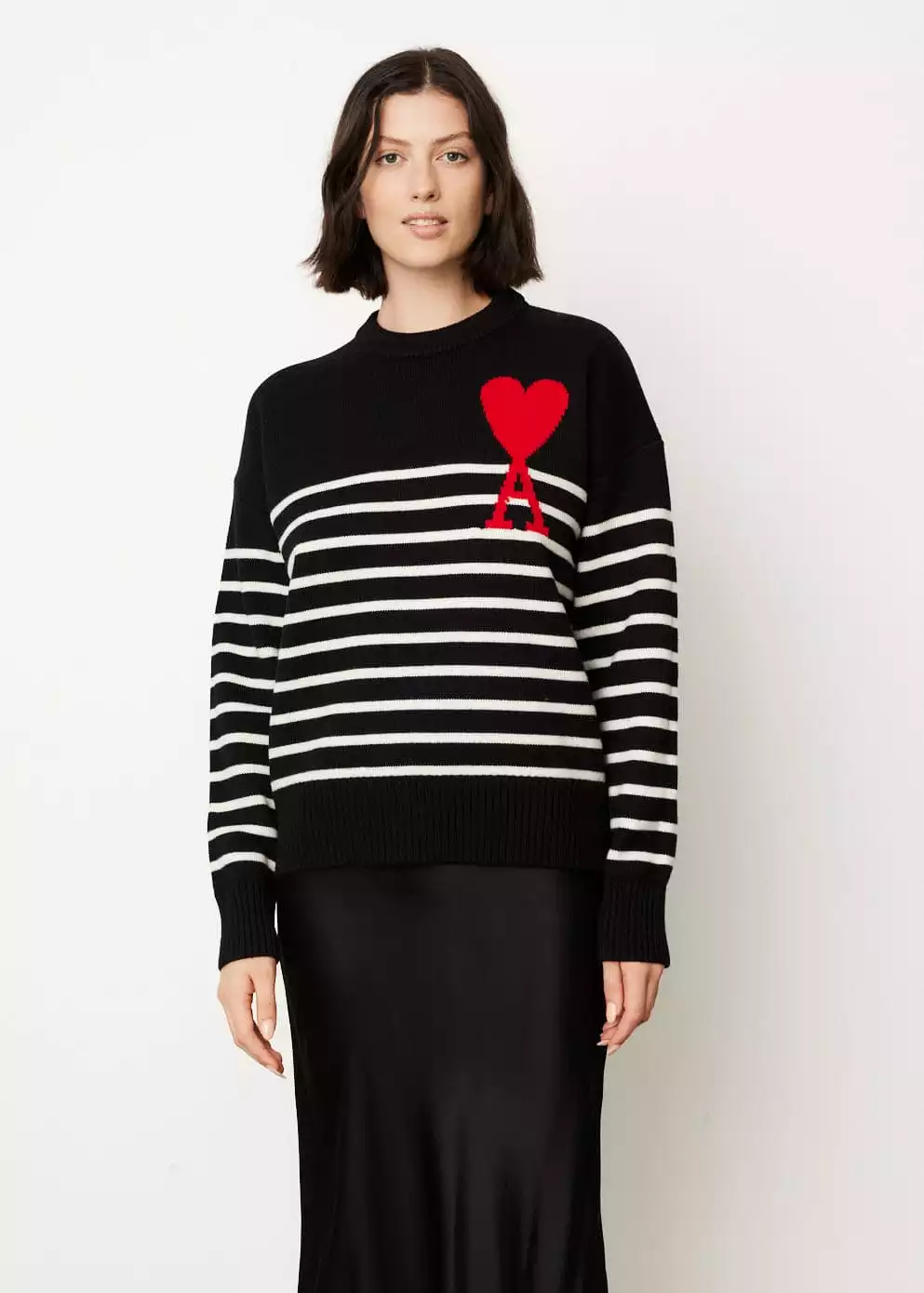 Ami Alexandre Mattiussi Love Printed Sweater S 2AM23