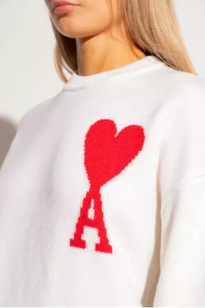 Ami Alexandre Mattiussi Love Printed Sweater S 2AM23