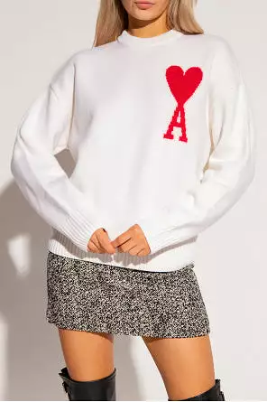 Ami Alexandre Mattiussi Love Printed Sweater S 2AM23