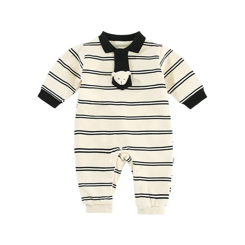 Baby Boys Striped Jumpsuits Wholesale 231019105