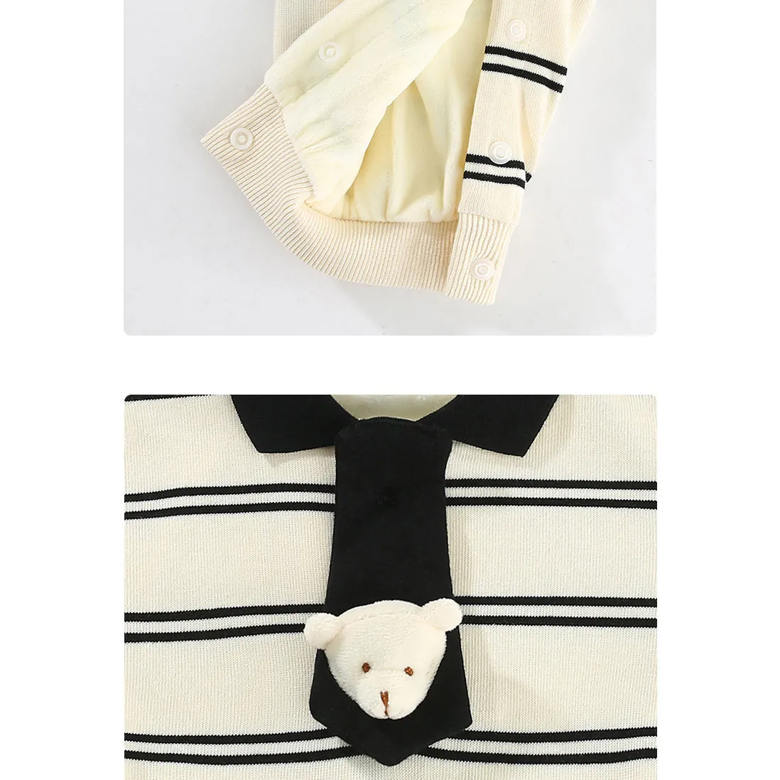 Baby Boys Striped Jumpsuits Wholesale 231019105