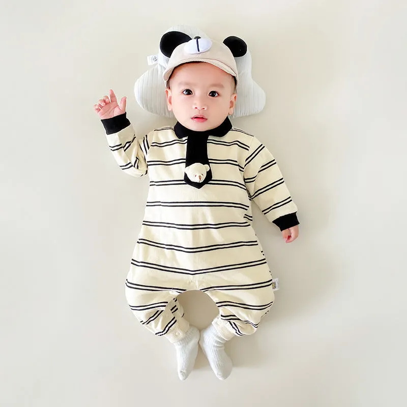 Baby Boys Striped Jumpsuits Wholesale 231019105