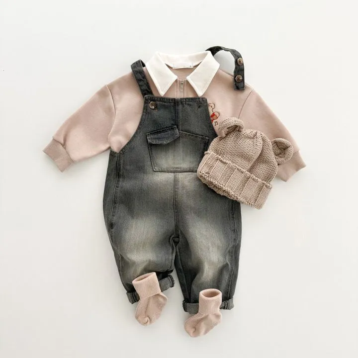 Baby Kid Girls Boys Solid Color Jumpsuits Wholesale 23113097