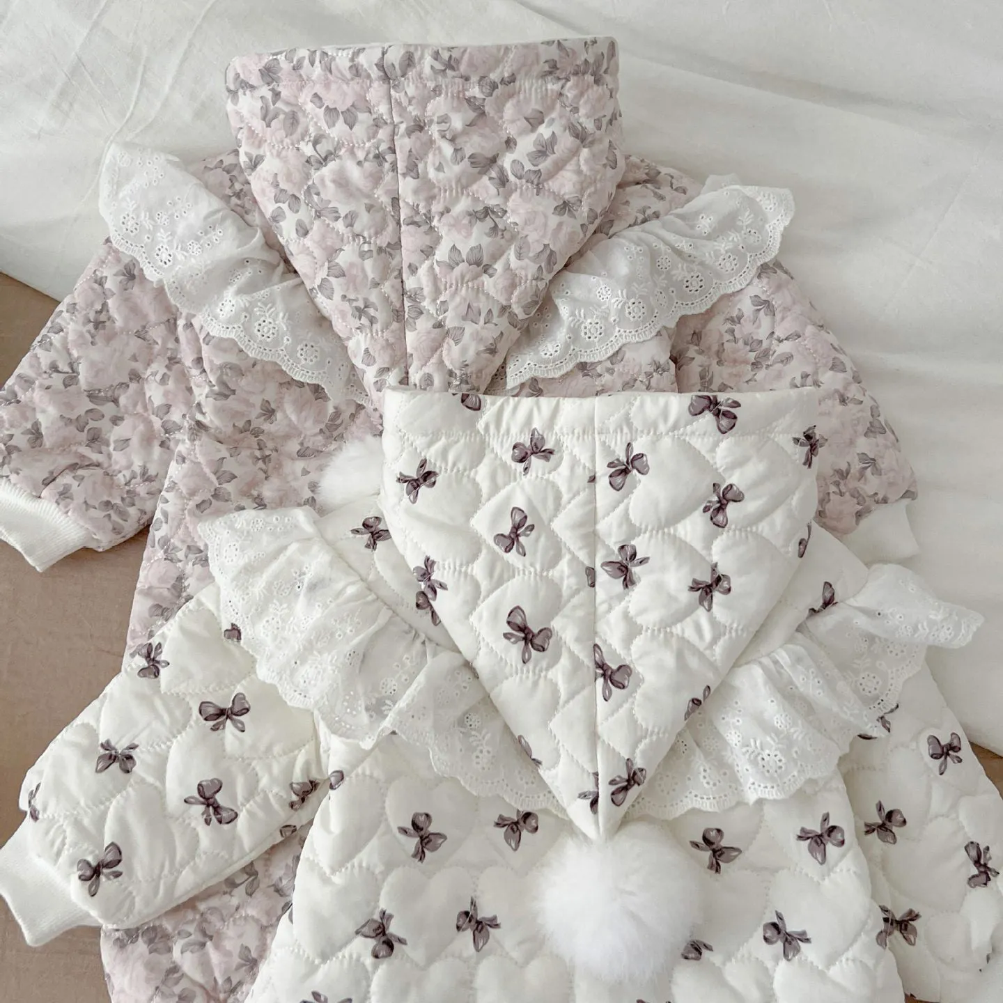 Baby Kid Girls Flower Print Jumpsuits Wholesale 231130176