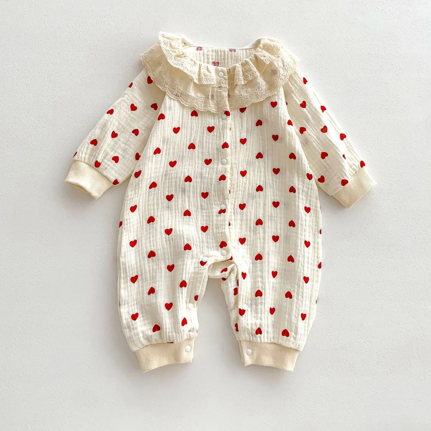 Baby Kid Girls Love heart Print Jumpsuits Wholesale 23101936