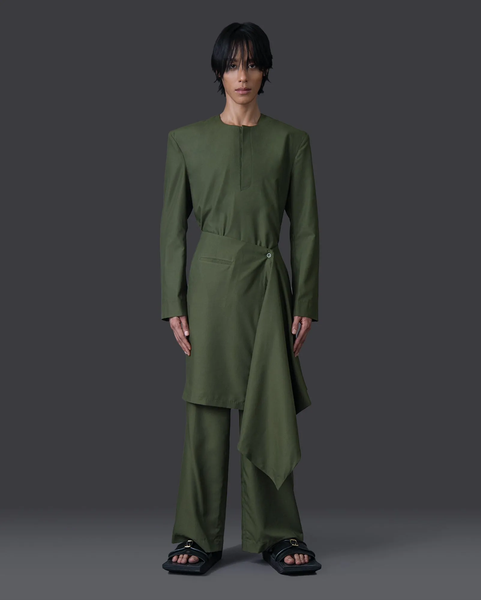 Baju Melayu Barat (Army)