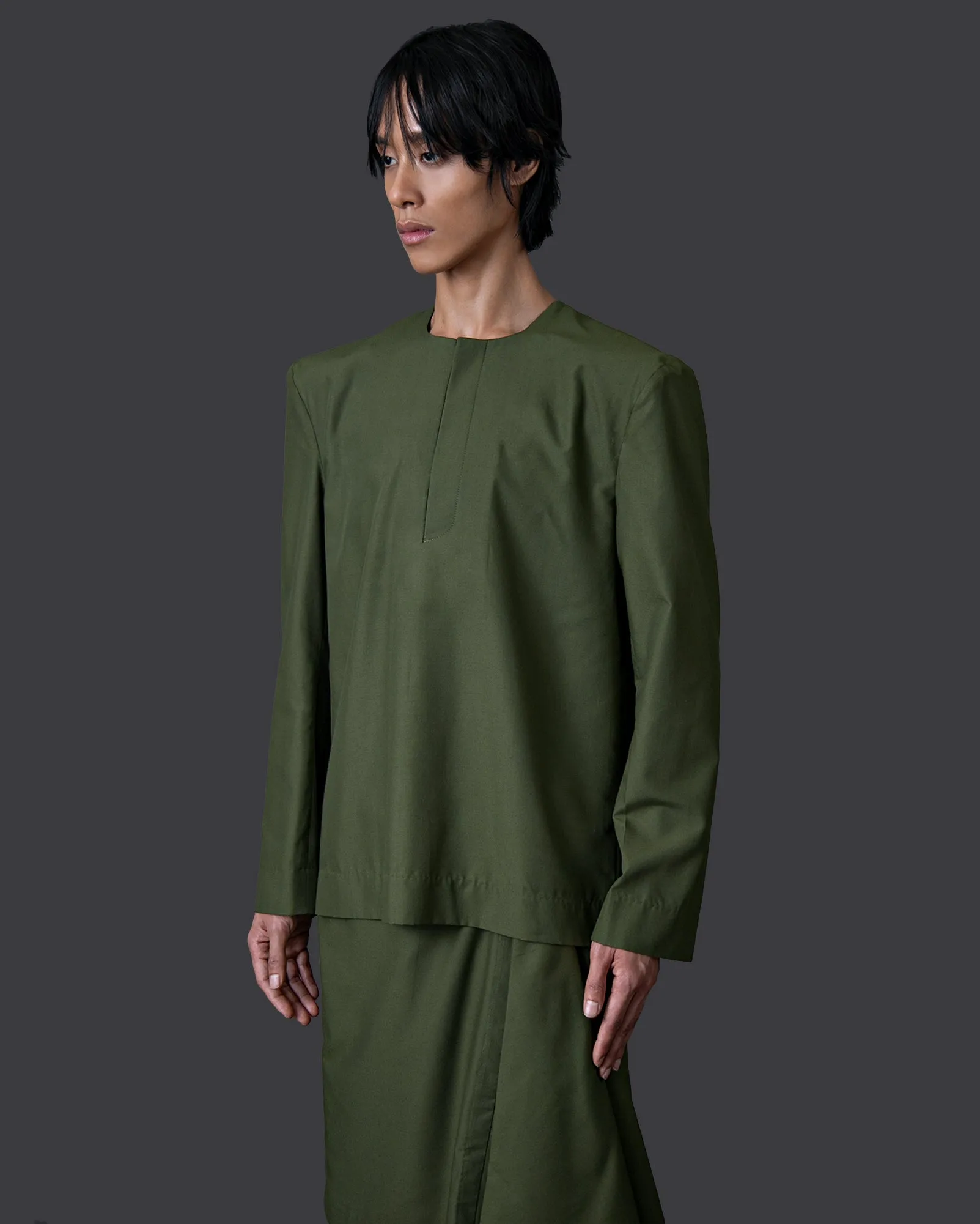 Baju Melayu Barat (Army)