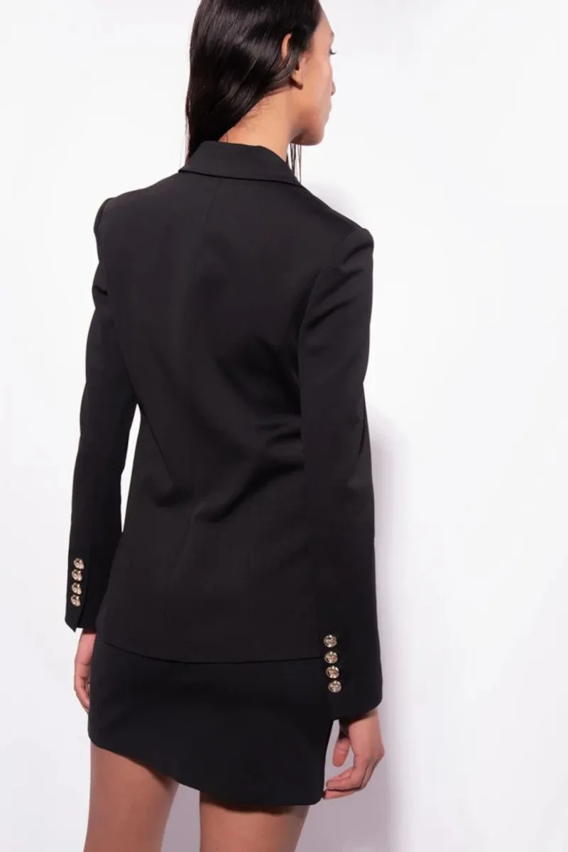 Blazer monopetto donna Nero