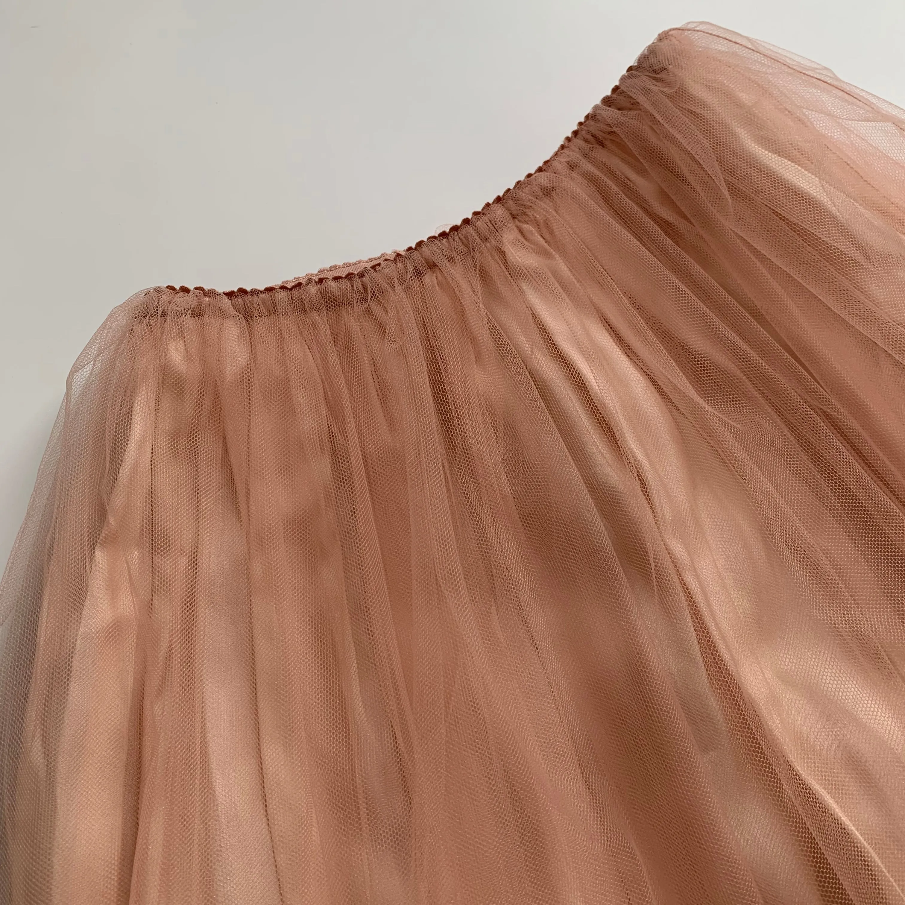 Bonpoint Blush Pink Tulle Skirt: 8-10 Years