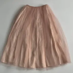 Bonpoint Blush Pink Tulle Skirt: 8-10 Years