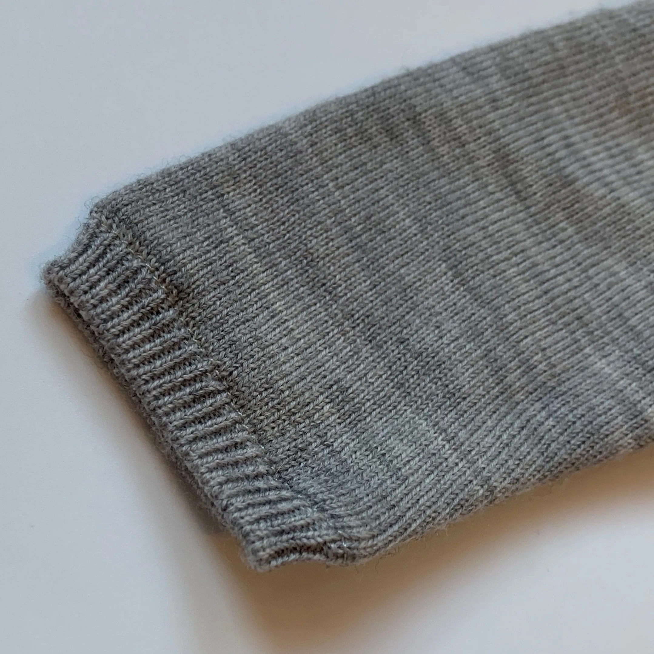 Bonpoint Grey Wool All-In-One: 6 Months