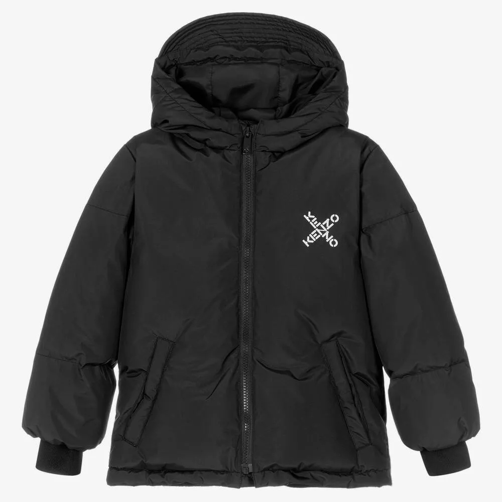 Boys Grey Down Filled Jacket