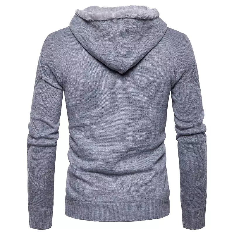 Buckle Cardigan Sweater For Men