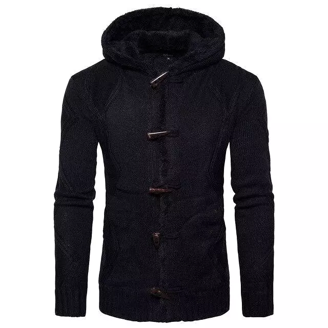 Buckle Cardigan Sweater For Men