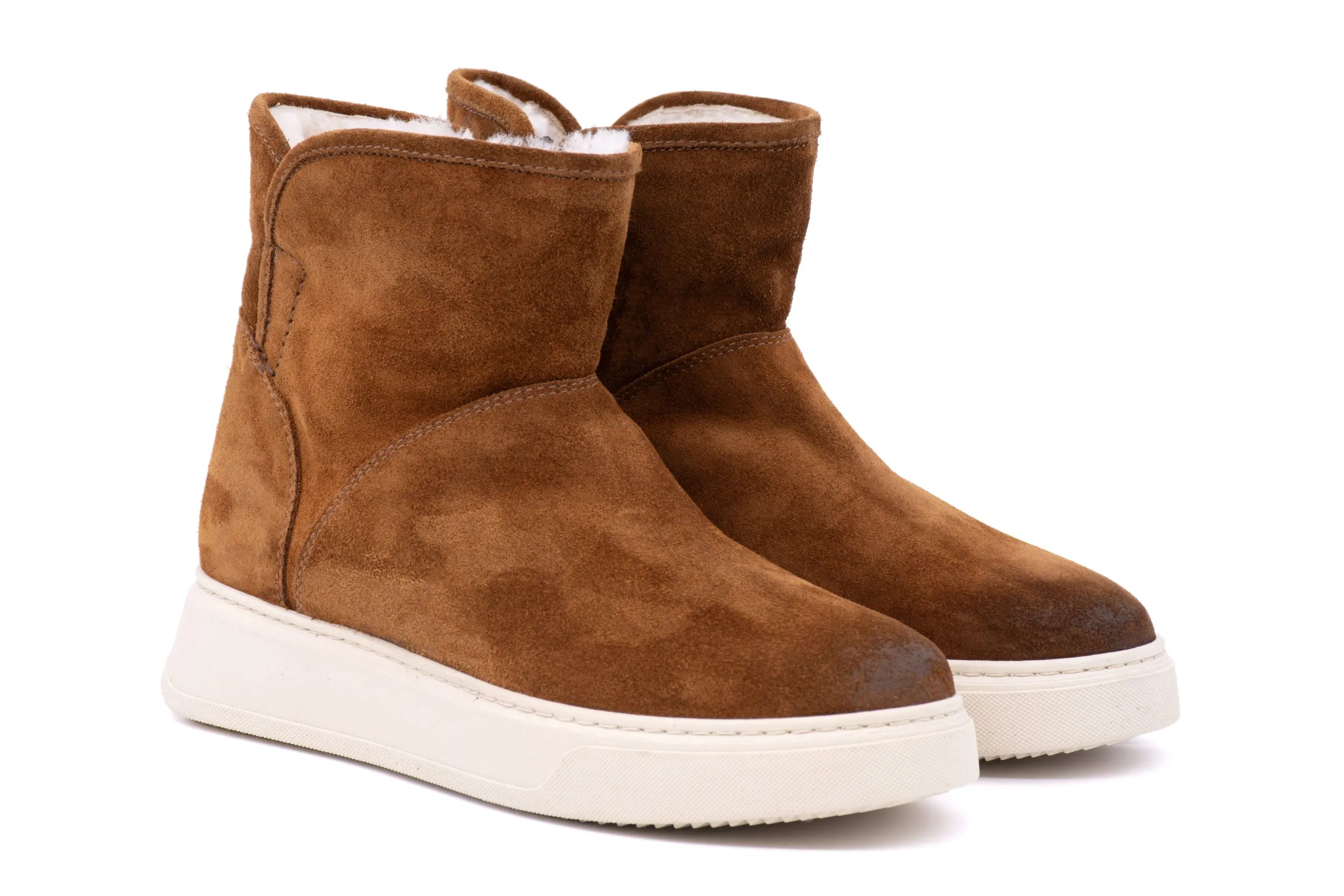 Chelsea Boot in Camoscio e Shearling