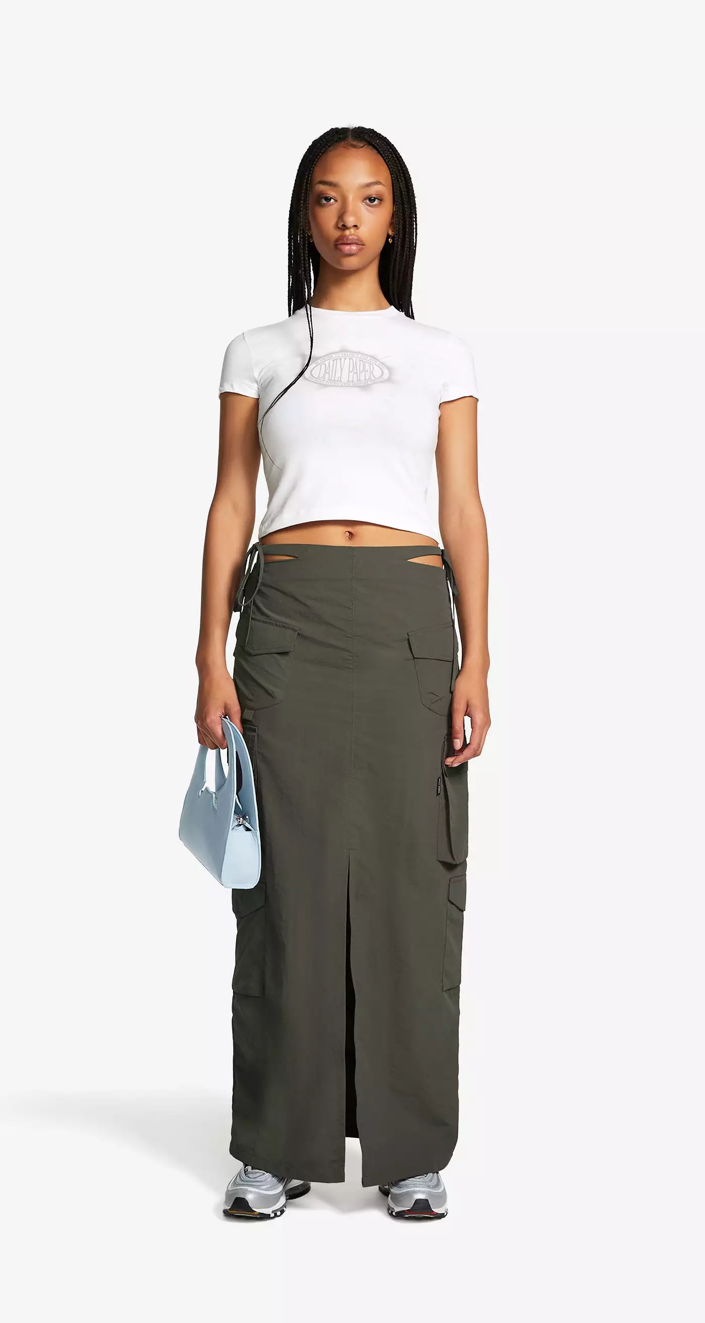 Chimera Grey Zora Cargo Skirt