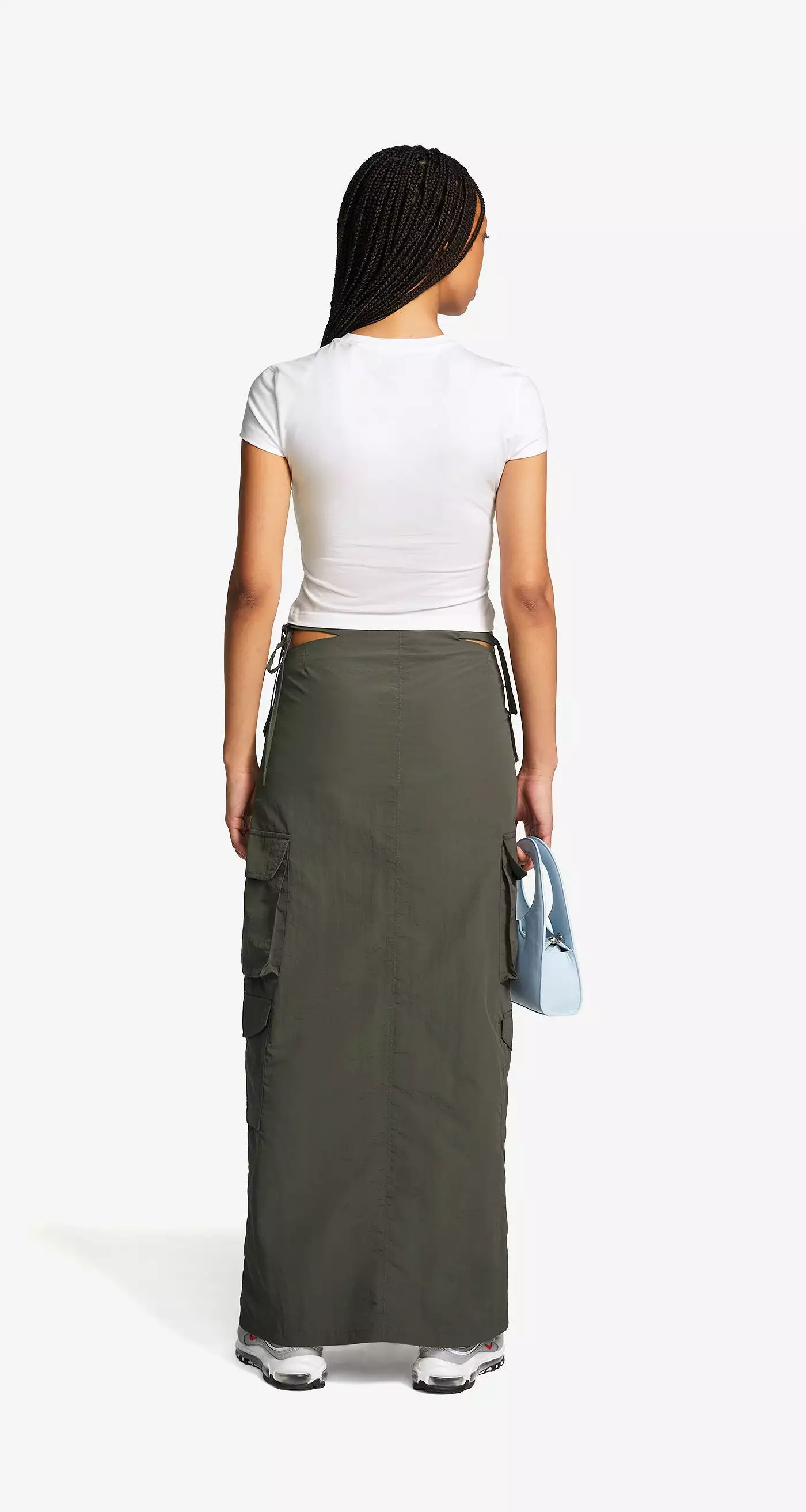 Chimera Grey Zora Cargo Skirt