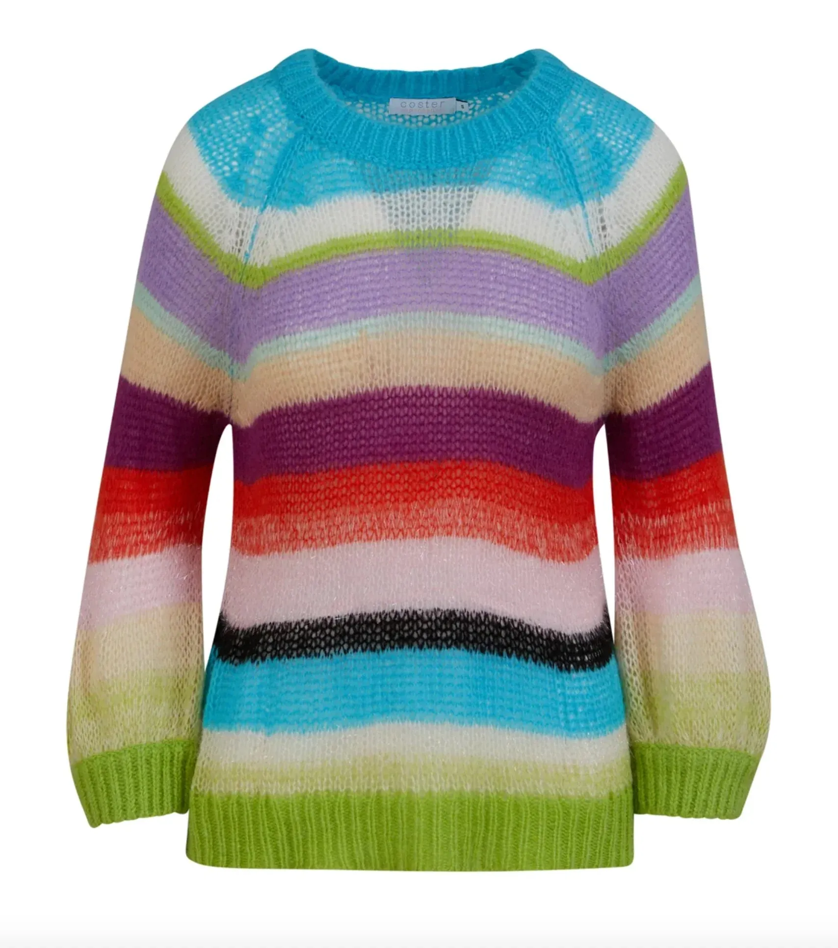 Coster Copenhagen - Striped Knit Aqua Rainbow