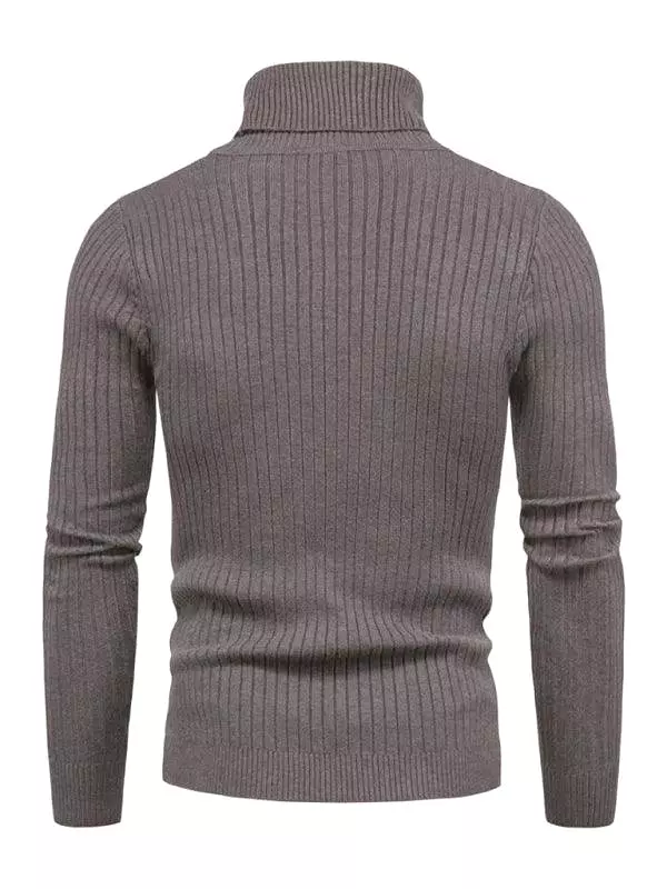 Cross-Border Slim Fit Turtleneck Men Sweater