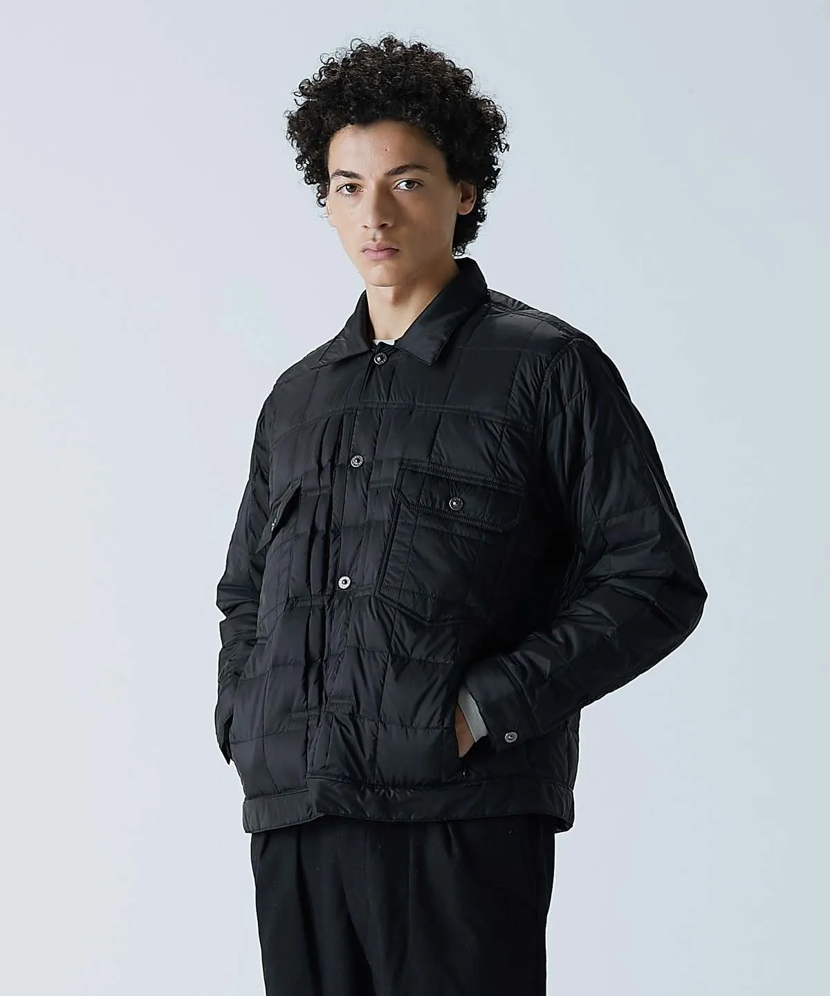 Down Work Jacket - Black