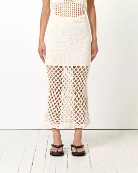 Duda Skirt in Cream