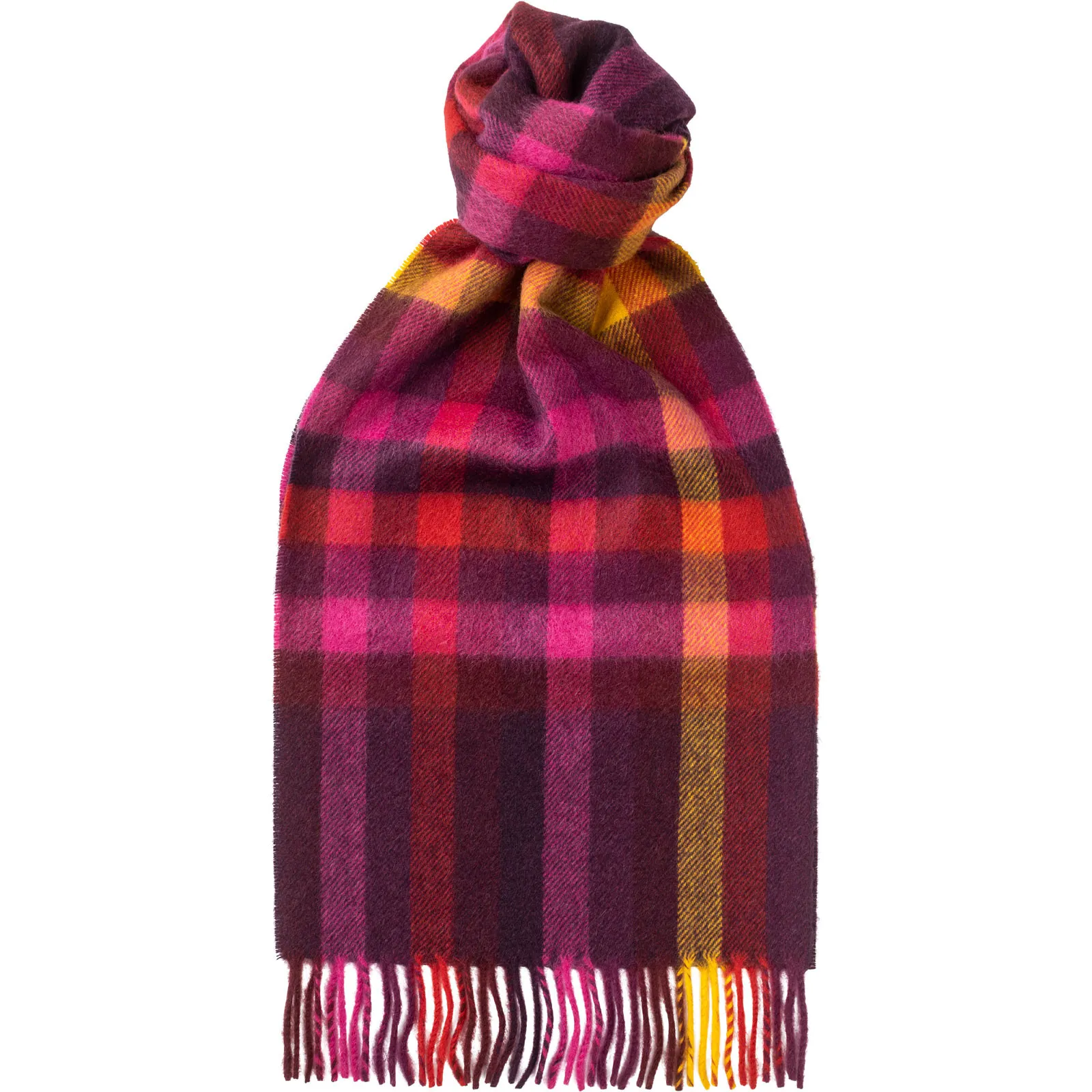 Eildon Check Cashmere Scarf