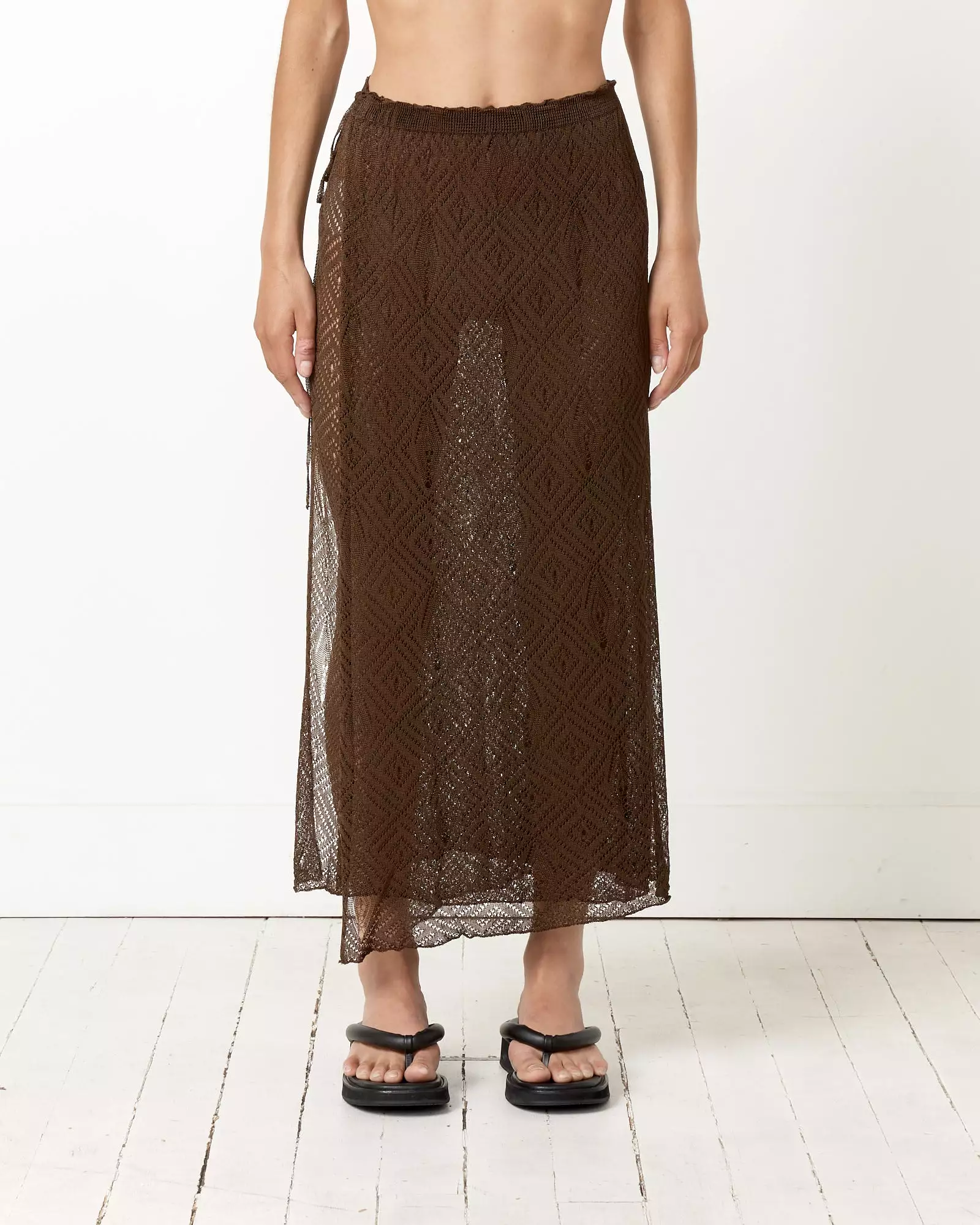 Elena Skirt in Brown