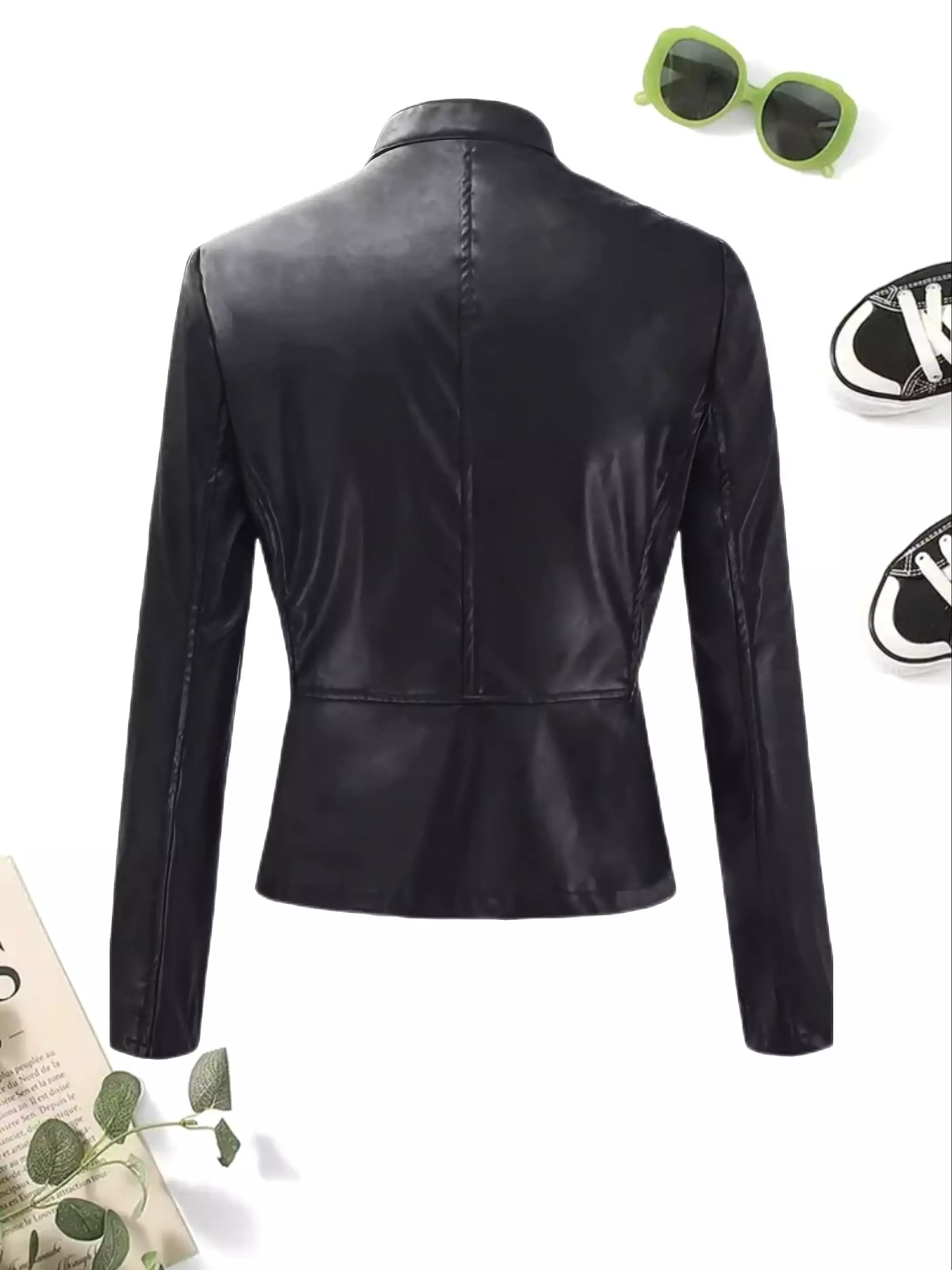 Elevate Your Style with Our Stylish Crop Jacket for Women - A Trendy Bomber Jacket Perfect for Spring and Fall