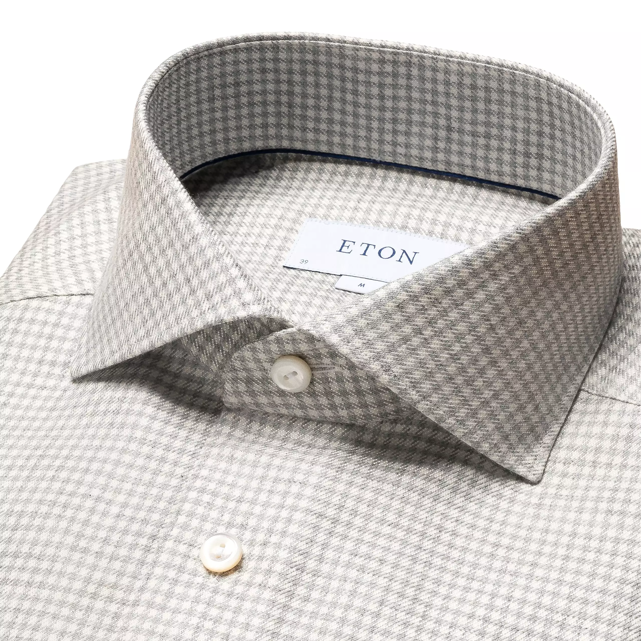 Eton Elite Slim Fit - Micro Checked Shirt