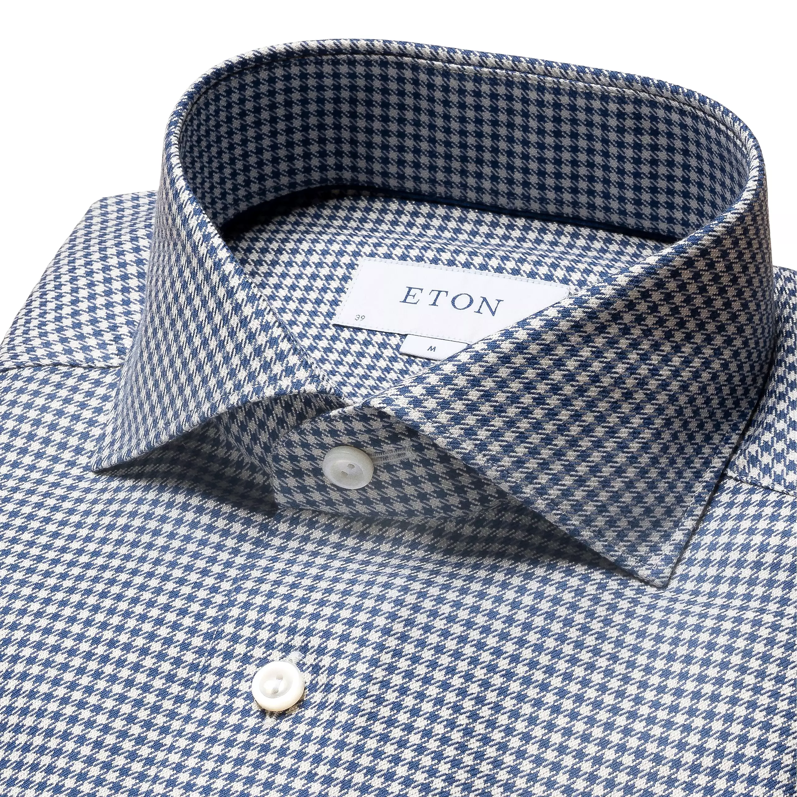 Eton Elite Slim Fit - Micro Checked Shirt