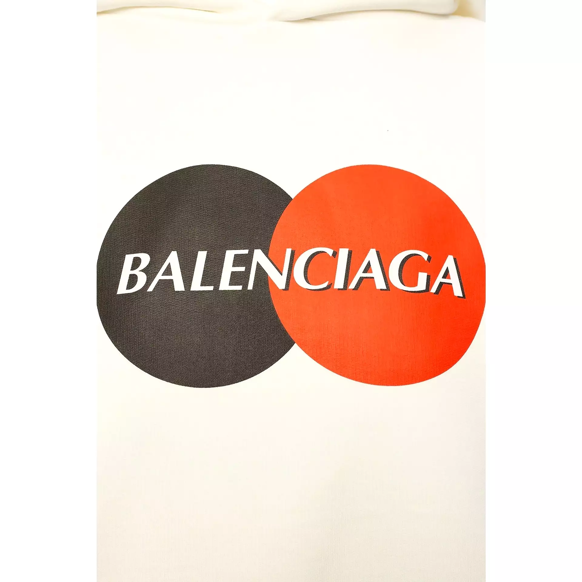 Felpa con cappuccio con logo Balenciaga