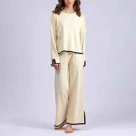 Flayer Pants Women Sweater Set