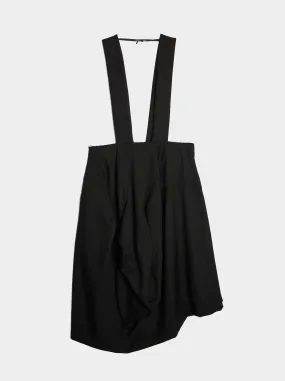 Gabardine Jumpskirt, Black