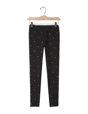 GAP Girls Black Embellished Coziest Leggings