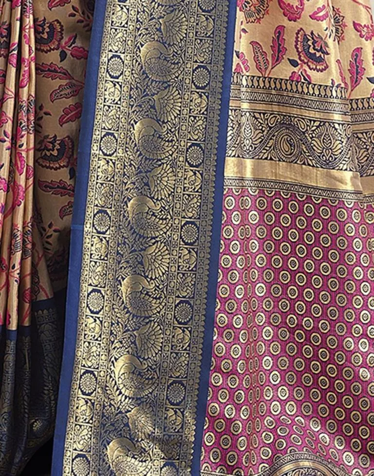 Golden Silk Woven Sarees