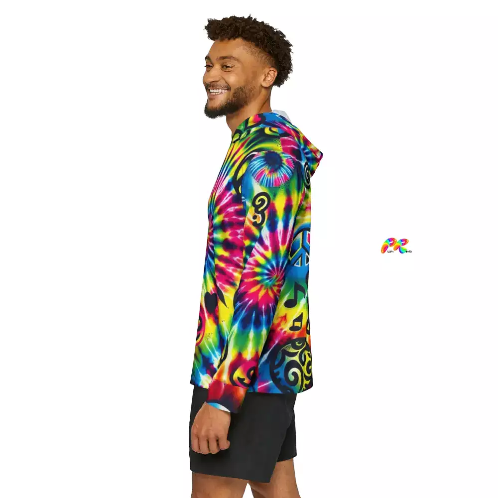 Happy Vibes Men's Sports Warmup Hoodie