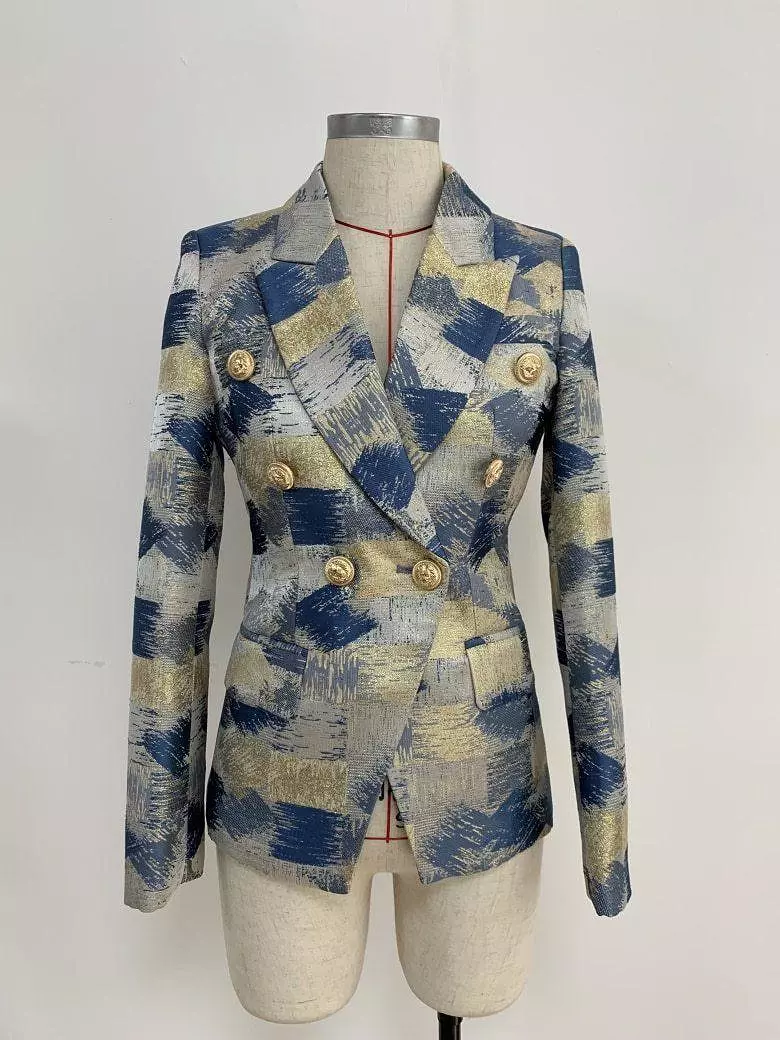 Jacquard Blazer Women - Casual - Printed