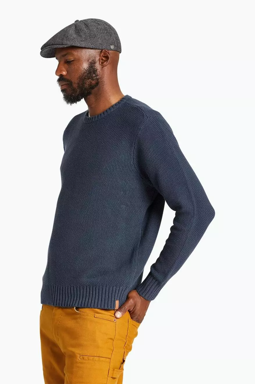 Jacques Waffle Knit Sweater - Ombre Blue