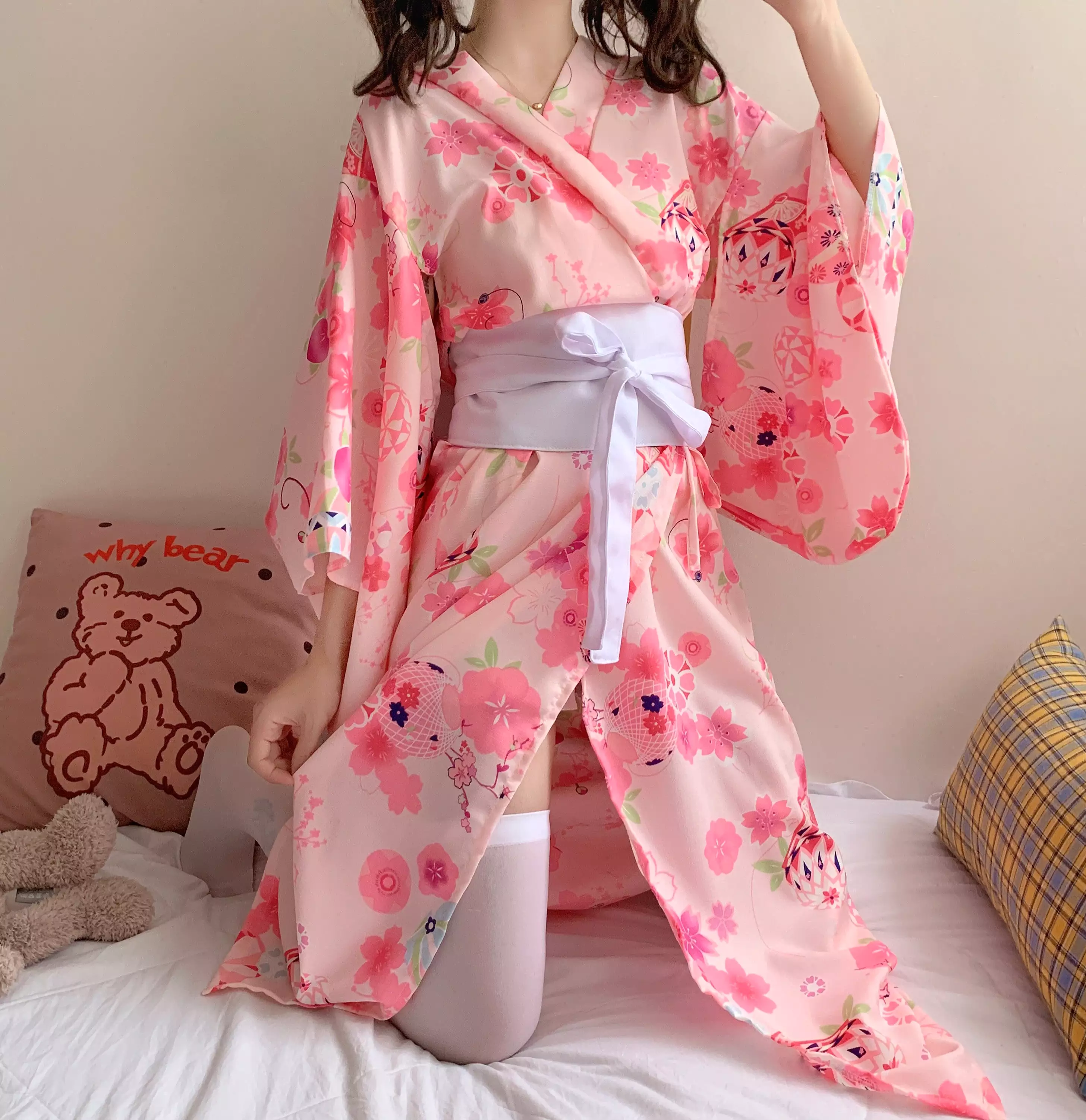 Japanese Cherry Blossom Kimono AD210198