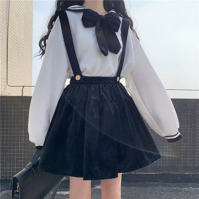 Kawaii Girl Bowknot Seifuku Outfit AD210009