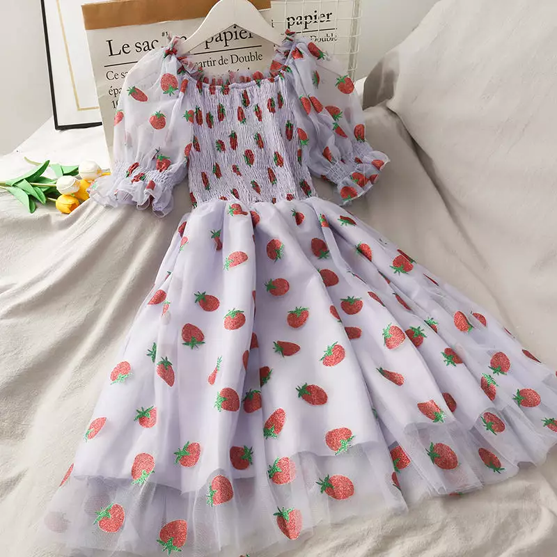 Kawaii Strawberry Dress AD210007