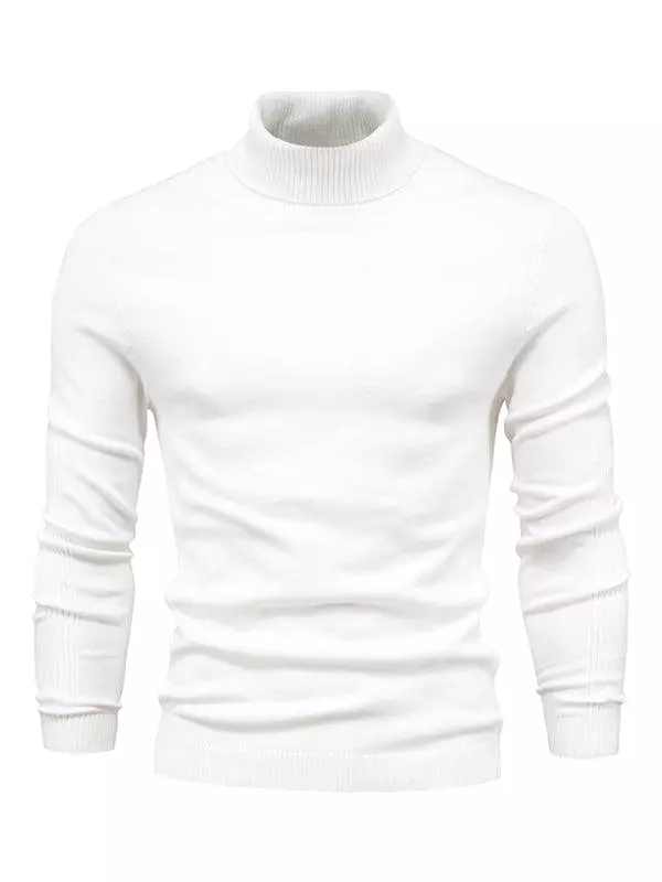 Knitwear Turtleneck Men Pullover Sweater