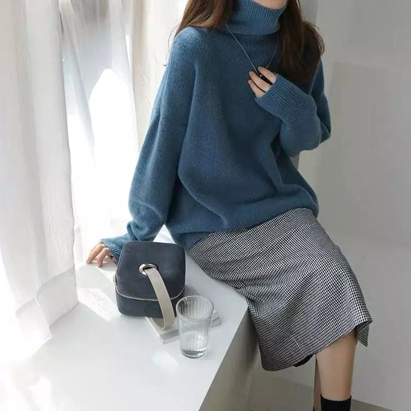 Loose Turtleneck Sweater