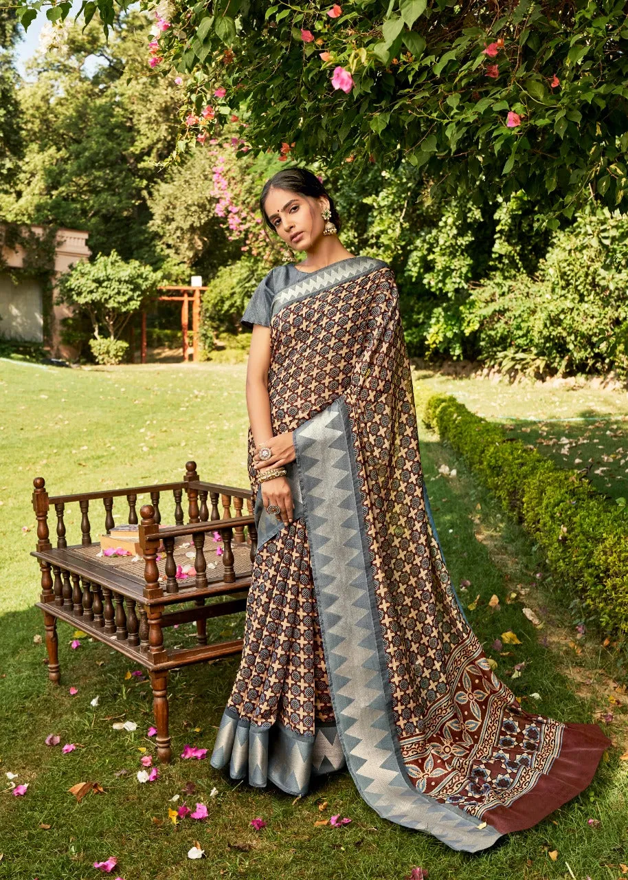 Lt Fashion Launched Preksha Linen Fancy Designer Sarees