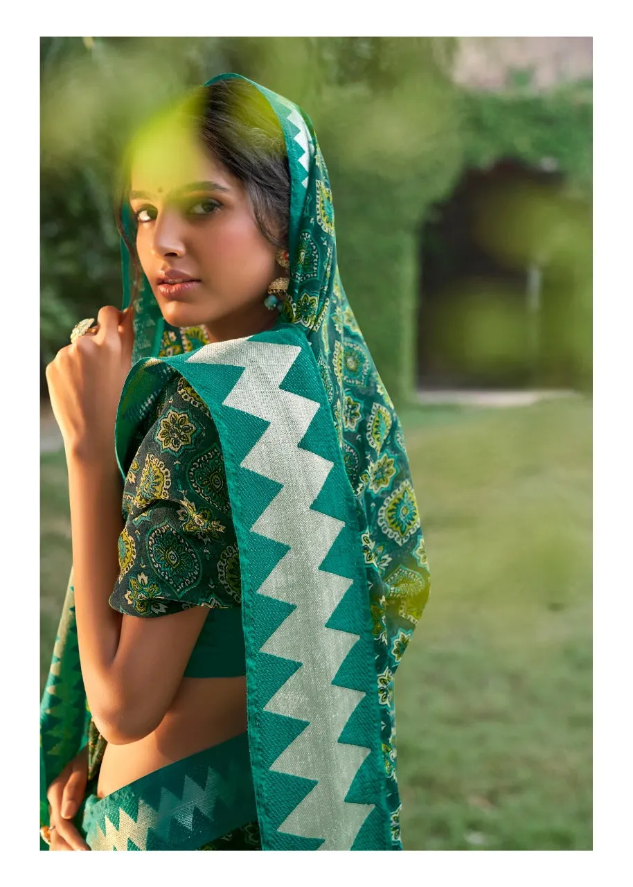 Lt Fashion Launched Preksha Linen Fancy Designer Sarees