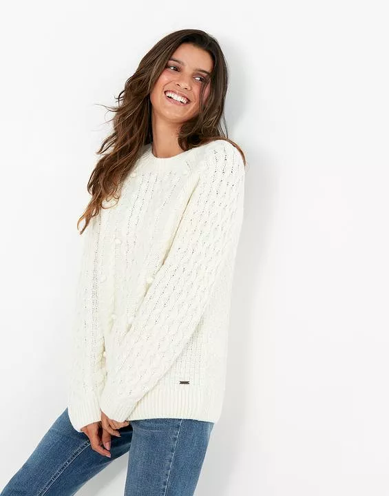 Mavis Heritage Cable Sweater Women's