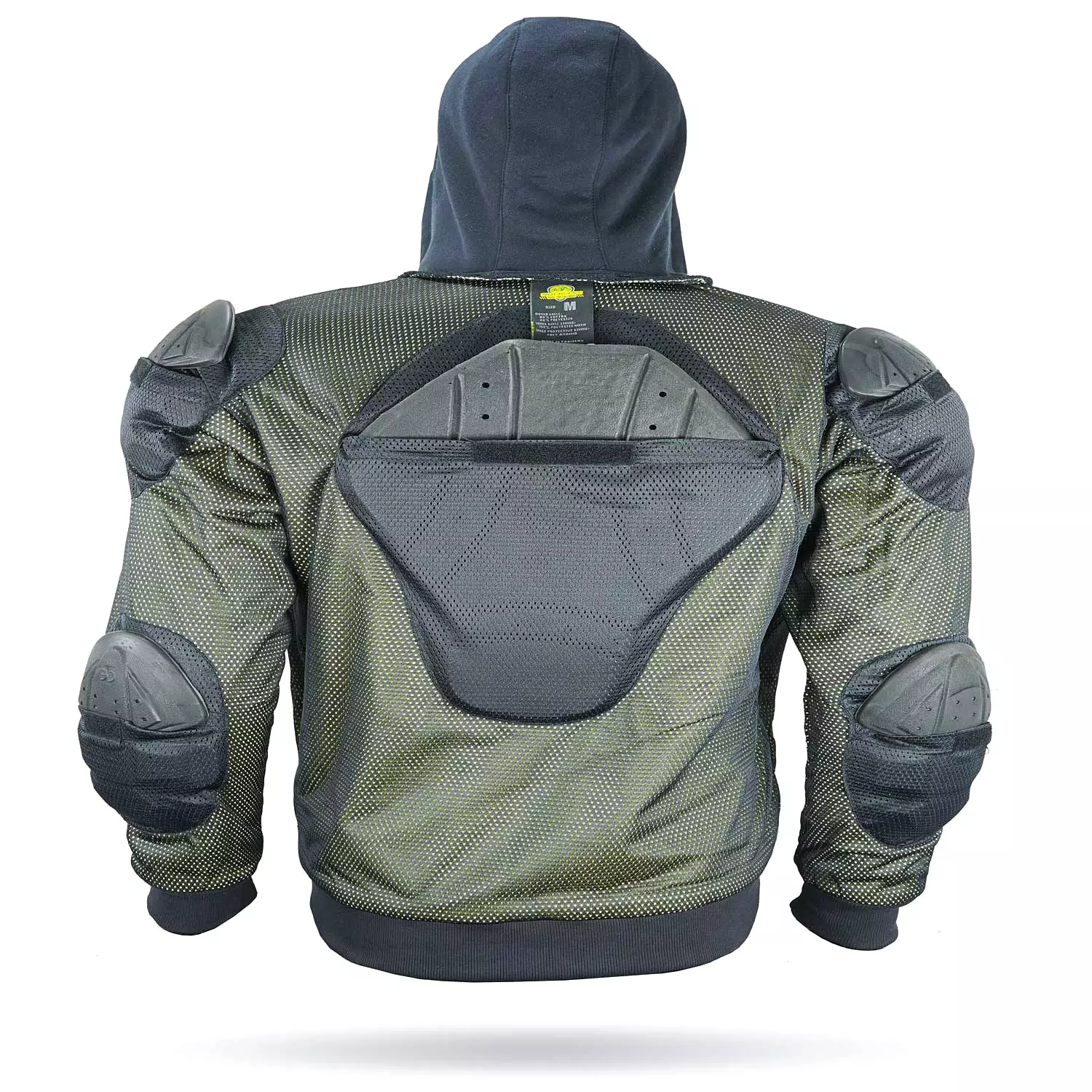 MEN MOTORCYCLE FLEECE HOODIES REINFORCED WITH KEVLAR